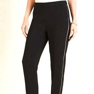 Chicos ball chain jogger ankle pants size 00P